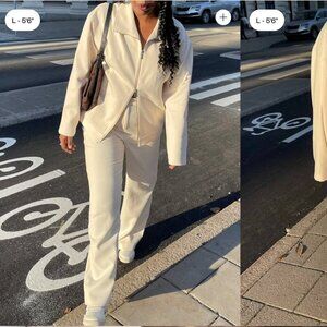 Djerf Avenue First Choice Pants Cream